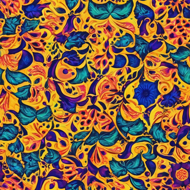 Close-up of the print